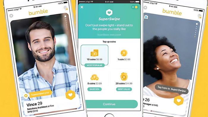 Bumble Dating App cung cấp nhiều tính năng nổi bật giúp bạn kết nối và làm quen với người khác. Các chức năng độc đáo như Rematch và SuperSwiped giúp nâng cao trải nghiệm người dùng, mang đến những cơ hội kết nối không giới hạn. Đây là một trong những lý do khiến ứng dụng Bumble thu hút rất nhiều người sử dụng.