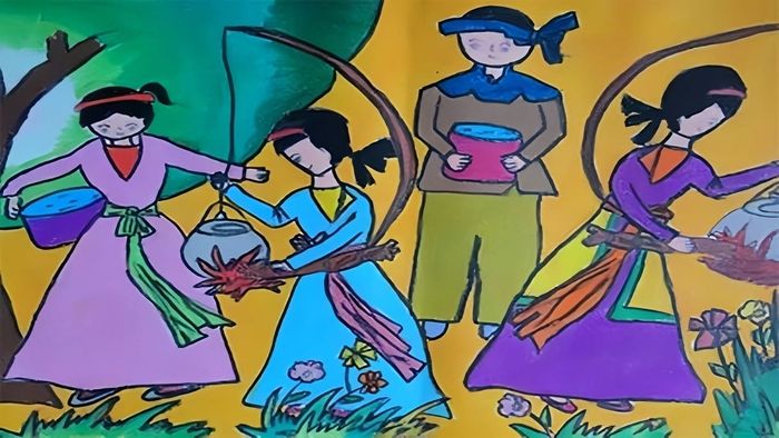 Mẫu tranh Tết đẹp nhất để bạn tham khảo