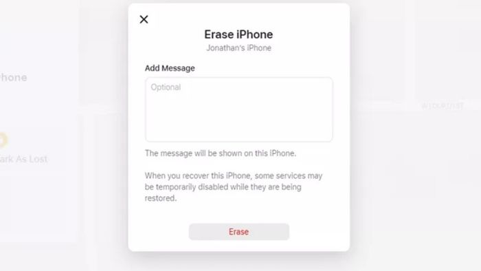 Tắt tính năng Find My iPhone trên máy tính