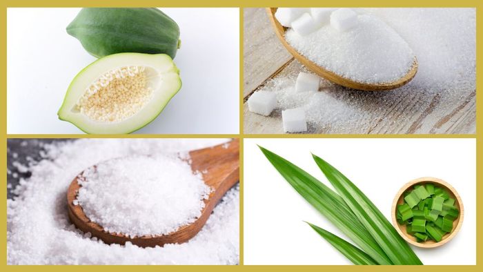 Chuẩn bị nguyên liệu để làm mứt đu đủ xanh