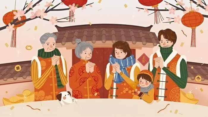 Hình vẽ tranh chúc Tết với chất lượng hình ảnh sắc nét