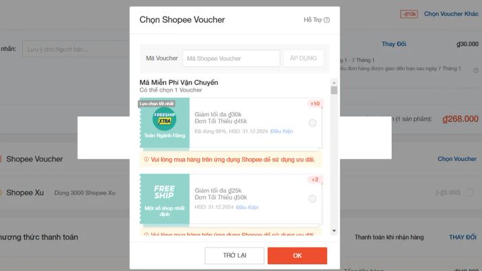 Lưu ý khi kiểm tra lịch sử giá trên Shopee, Lazada, Tiki - Sử dụng mã giảm giá và các ưu đãi khác để tiết kiệm chi phí.