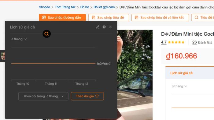 Sử dụng extension AliPrice - công cụ hỗ trợ kiểm tra lịch sử giá trên Shopee, Lazada, Tiki - Bước 2 và 3