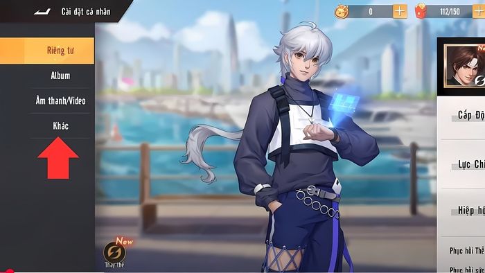Hướng dẫn nhập code Quyền Vương Chiến KO - bước 2