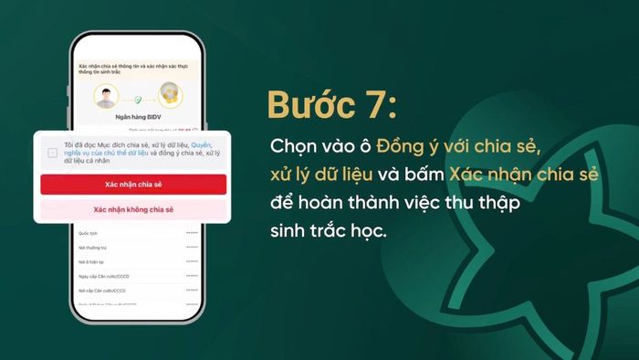 Hướng dẫn xác thực sinh trắc học qua VNeID - bước 7
