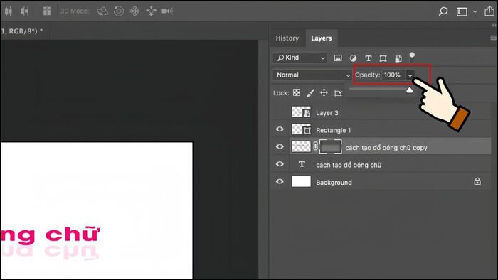 Hướng dẫn đổ bóng trong Photoshop, phương pháp 3, bước 5