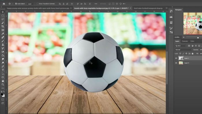Hướng dẫn đổ bóng trong Photoshop, phương pháp 2, bước 1