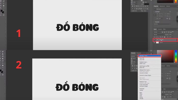 Hướng dẫn đổ bóng trong Photoshop bằng phương pháp 4, bước 1