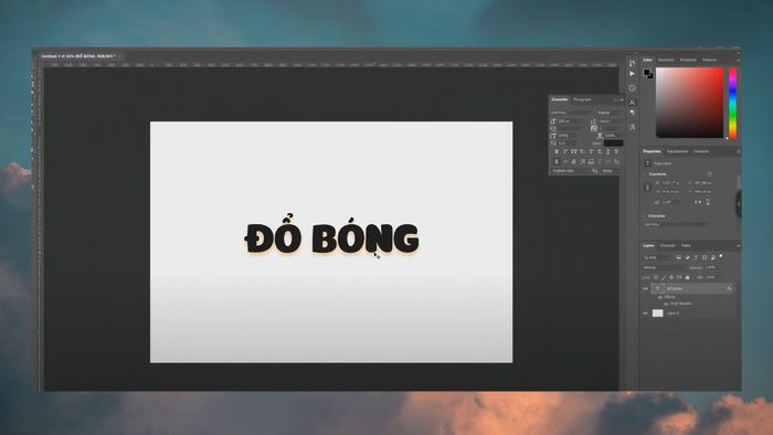 Hướng dẫn cách đổ bóng trong Photoshop bằng Drop Shadow, bước 4