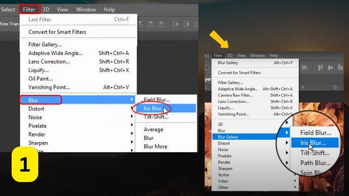 Cách làm mờ ảnh trong Photoshop – Bước 1