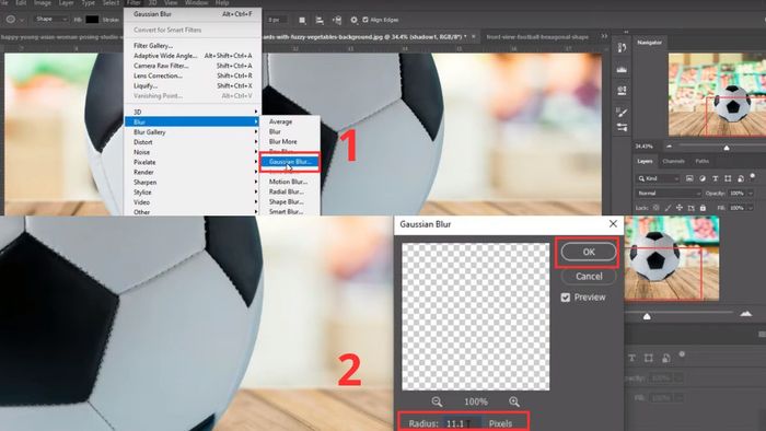Hướng dẫn đổ bóng trong Photoshop, phương pháp 2, bước 5