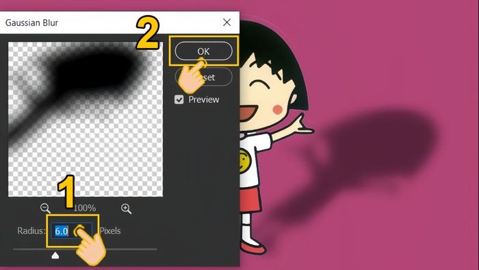 Hướng dẫn đổ bóng trong Photoshop, bước 6 của cách 5