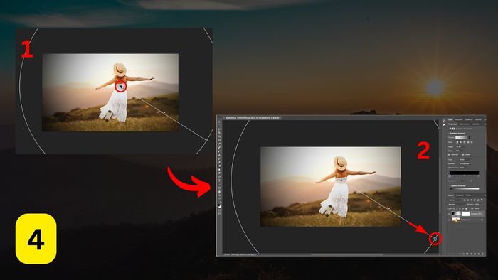 Làm mờ ảnh trong Photoshop cách 6 bước 4