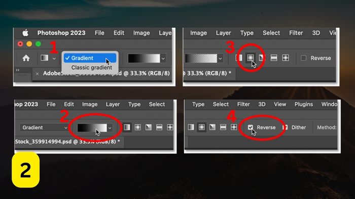 Làm mờ ảnh trong Photoshop cách 6 bước 2