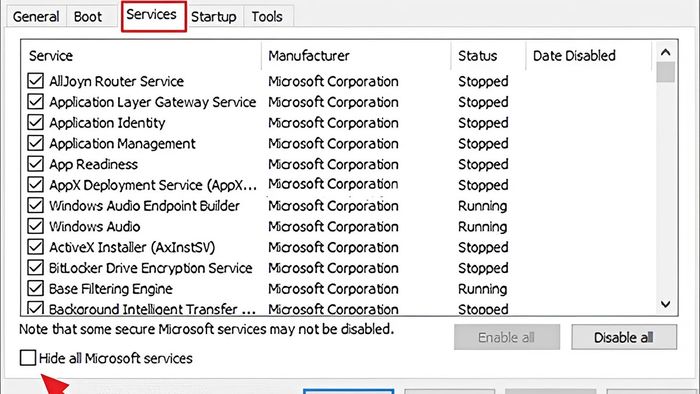 Cách khắc phục lỗi màn hình xanh trên laptop – bước thứ hai của phương pháp này.