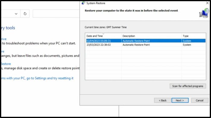Hướng dẫn khắc phục lỗi không reset Windows 10 qua bước 3