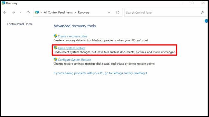 Hướng dẫn khắc phục lỗi không reset Windows 10 qua bước 2