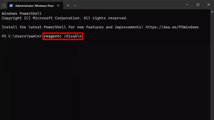 Cách khắc phục lỗi không reset Windows 10 qua bước 2 của phương pháp 3