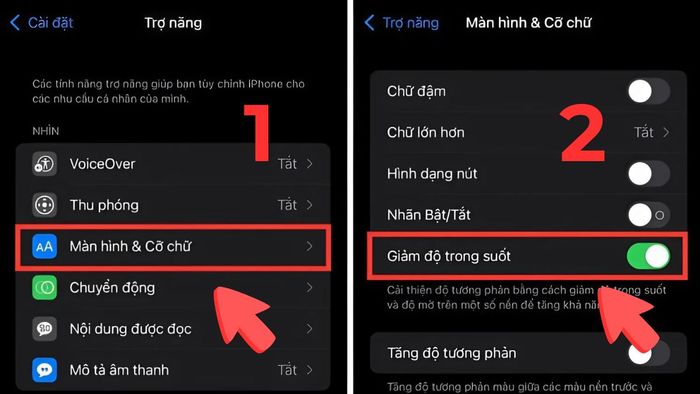 Hướng dẫn thay đổi màu thanh Dock trên iPhone iOS 15 - Bước 2