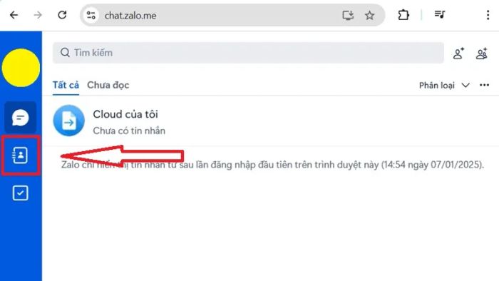 Cách xóa bạn Zalo nhanh trên Zalo Web