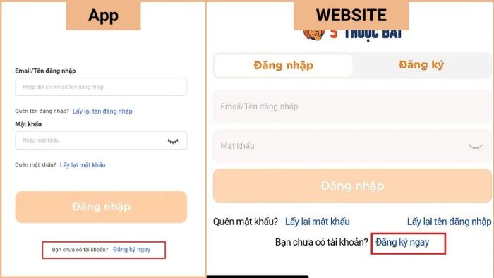 Hướng dẫn đăng ký 5 Phút Thuộc Bài - bước thứ hai