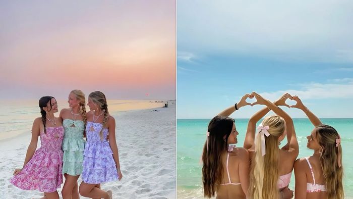 Hướng dẫn tạo dáng chụp ảnh biển cùng bạn thân, chi tiết từng bước