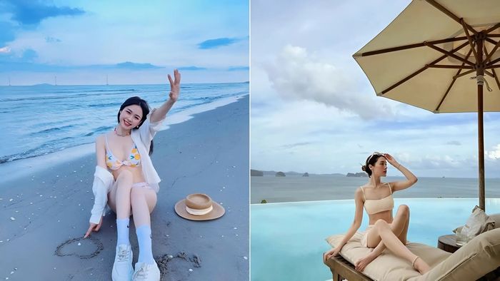 Cách tạo dáng chụp ảnh biển khi mặc Bikini.