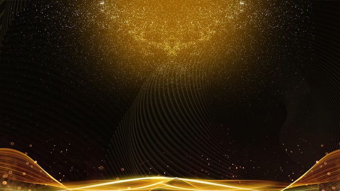 Hình nền màu vàng gold tạo ấn tượng mạnh mẽ