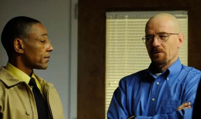 Breaking Bad (2009–2013) là một trong những tác phẩm nổi bật có sự góp mặt của Giancarlo Esposito trong dàn diễn viên