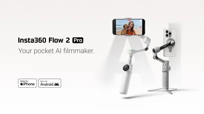 Insta360 Flow 2 Pro chính thức ra mắt