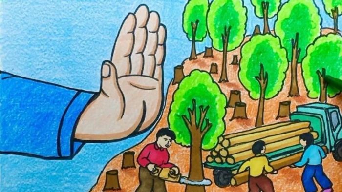 Mẫu tranh bảo vệ môi trường 4K đẹp nhất