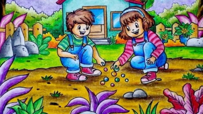Hình ảnh vẽ tranh bảo vệ môi trường với độ phân giải 4K