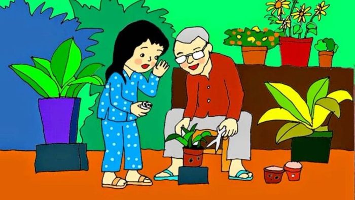 Thông điệp trong hình vẽ về việc bảo vệ rừng và môi trường