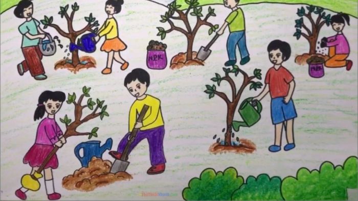 Tải hình ảnh vẽ tranh bảo vệ môi trường của đất nước