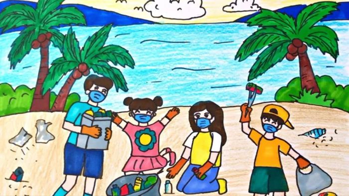 Download illustrations depicting environmental protection around us