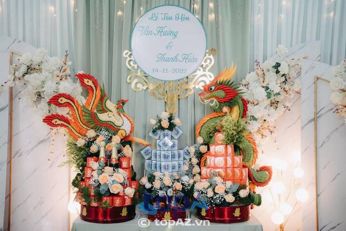 Địa chỉ cung cấp mâm quả cưới hỏi Minh Thu Wedding tại TP. Bảo Lộc