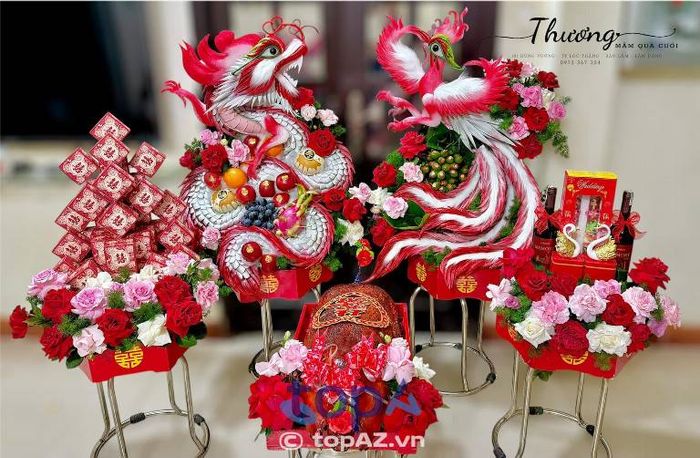 Địa chỉ cung cấp mâm quả cưới hỏi Mâm Quả Cưới Thương tại TP. Bảo Lộc