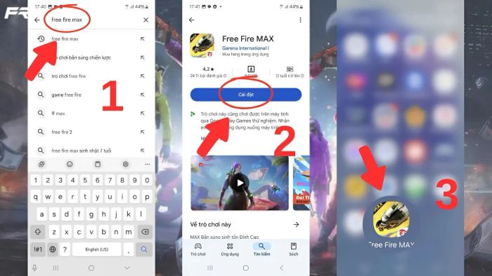 Hướng dẫn tải Free Fire MAX trên Android