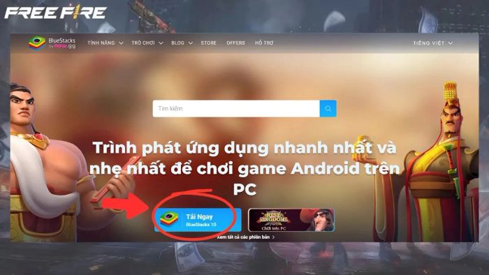 Cách tải Free Fire MAX trên PC - Bước 1