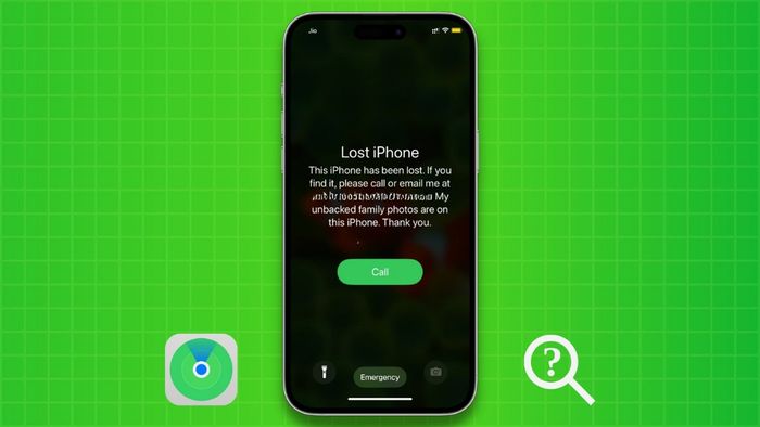 Kích hoạt chế độ Lost Mode