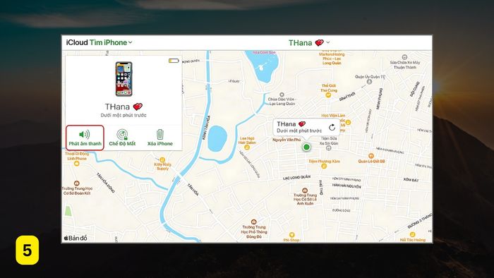 Hướng dẫn sử dụng Find My để định vị trên iCloud - Bước 5