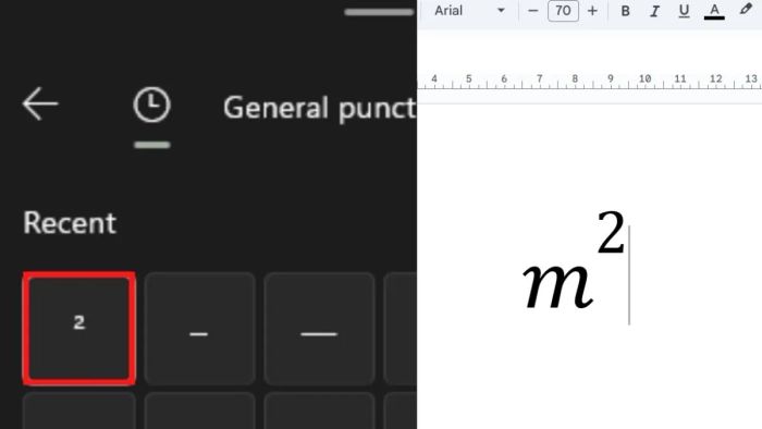 Cách gõ ký hiệu mét vuông, mét khối trong Word qua bảng Symbols - bước 3
