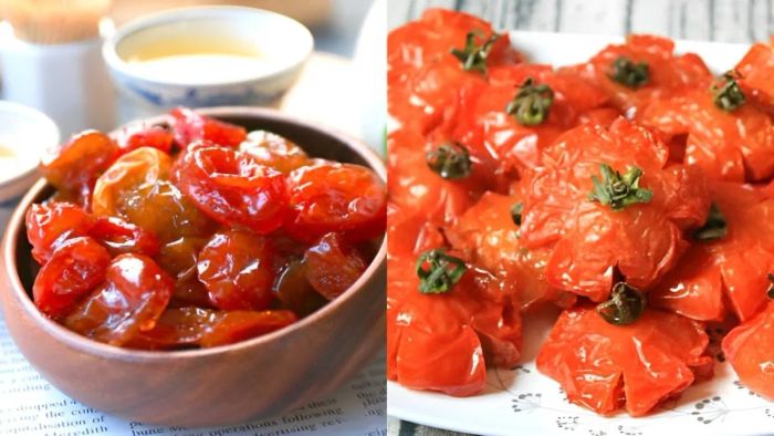 Cách làm mứt cà chua nguyên quả cùng với các mẹo bảo quản sẽ giúp bạn giữ được độ tươi ngon và hương vị đặc trưng của mứt lâu dài, sẵn sàng để thưởng thức trong những dịp đặc biệt.