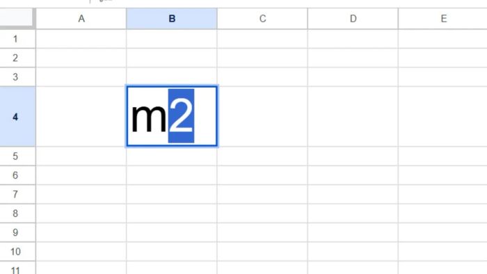 Cách gõ ký hiệu mét vuông, mét khối trong Excel qua tổ hợp phím - bước 2