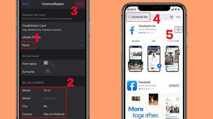 Hướng dẫn tải Facebook Lite trên iOS - bước 4