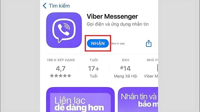Cách tải Viber trên điện thoại iOS