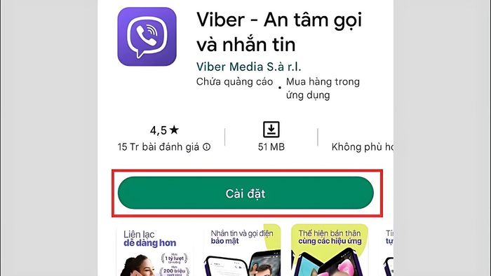 Hướng dẫn tải Viber trên điện thoại Android