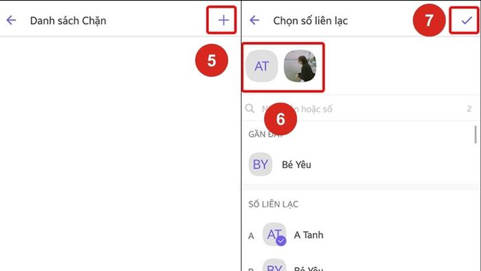 Hướng dẫn chặn tin nhắn Viber cho nhiều liên hệ cùng lúc - bước 3