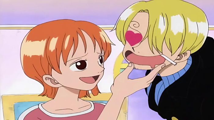 Nami trong One Piece x Sanji