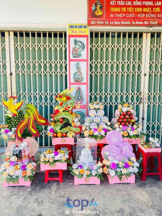 Địa chỉ cung cấp mâm quả cưới hỏi Thùy Dung tại TP. Buôn Ma Thuột